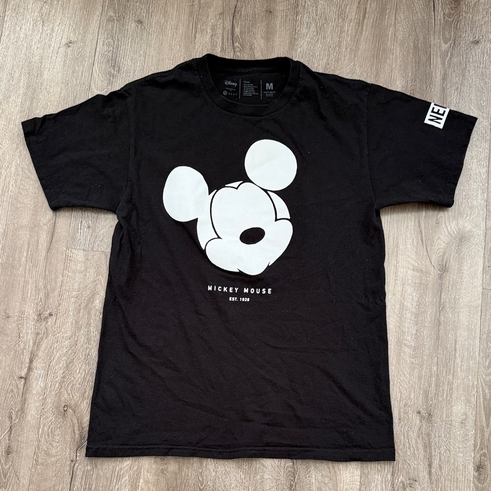 Neff Black and White Mickey Mouse Tee